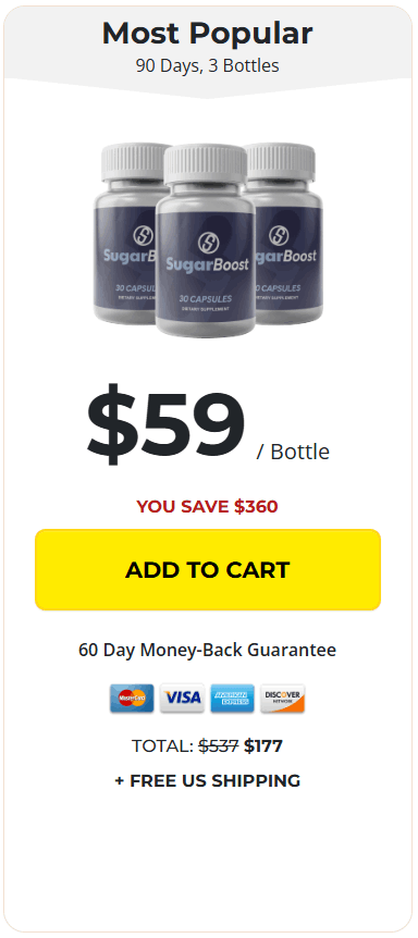 Order SugarBoost 3 Bottles